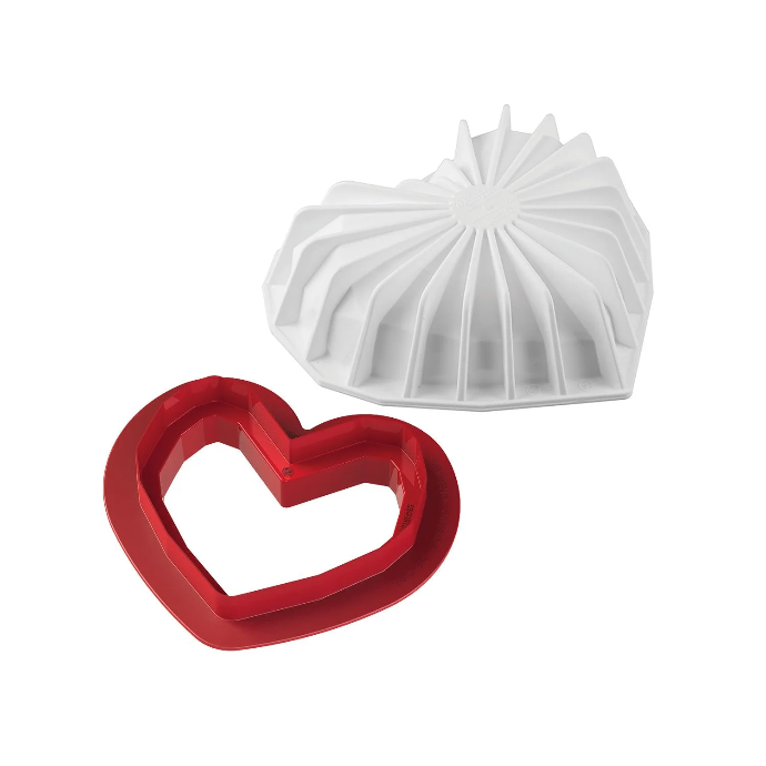 Amore Origami 600 - Silicone Mould 150X135 H 55 Mm + Cutter