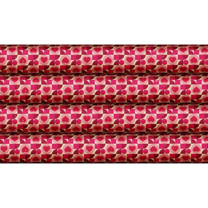 Red Hearts Transfer Sheet