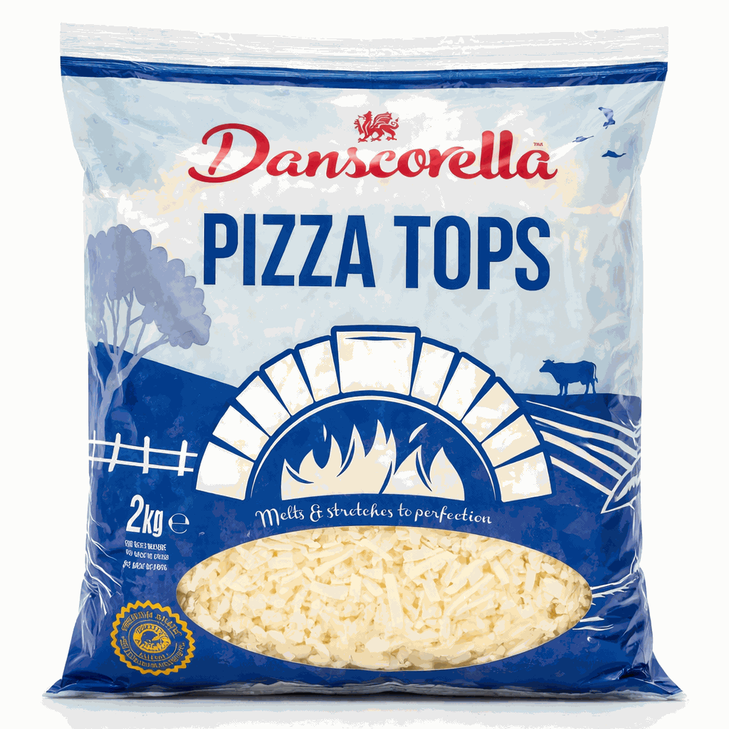 Danscorella Shredded Pizza Tops 6x2 KG VF