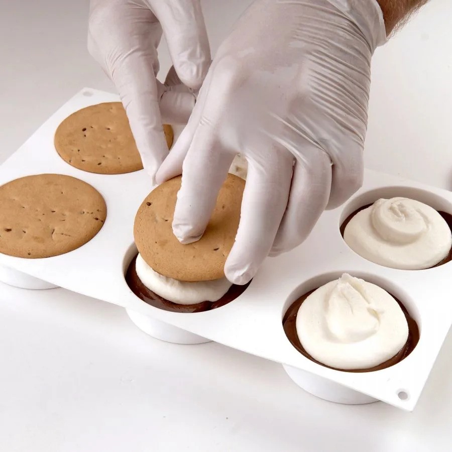 Bisc02 Discotto - Set 2 Silicone Mould ?76,5 H 25 Mm