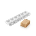 Gel03M Mini Heart-Ic- Set 2 Pcs Silicone Mould 55X68 H18 Mm