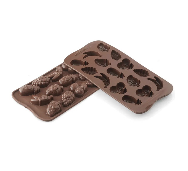Scg32 Choco Fruits - Silicone Mould N.15 Choco Fruits