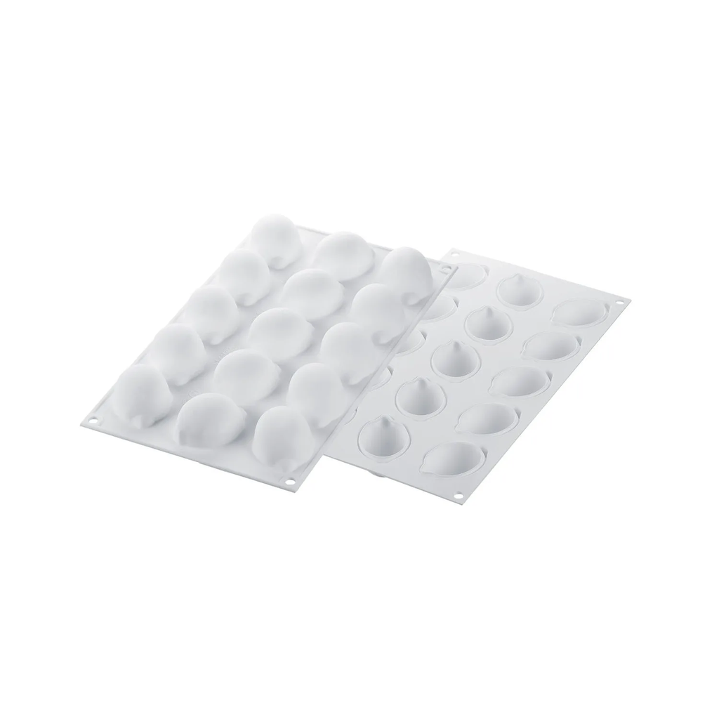 [36.282.87.0065] LIMONE 30 - SILICONE MOULD N.15 LIMONE 55X38 H 27 MM + CUTTER White