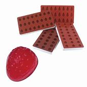 Silicon mould for jellies Strawberry
