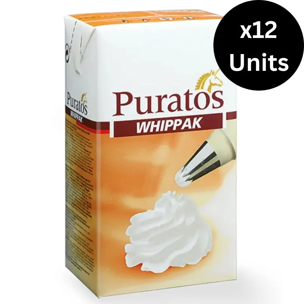 Whippak Carton 12X1L AN 900 كريما ويباك وايت