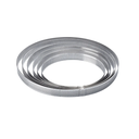 Round Microperforated Stainless Steel Bands Ø 250 X H 20 Mm - 18/20 Servings