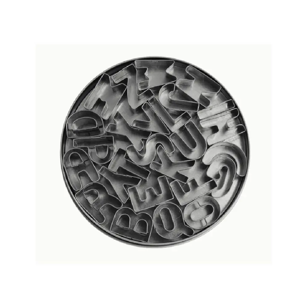 [04-6123] Alphabet Fondant Cutter Set, 26 pieces