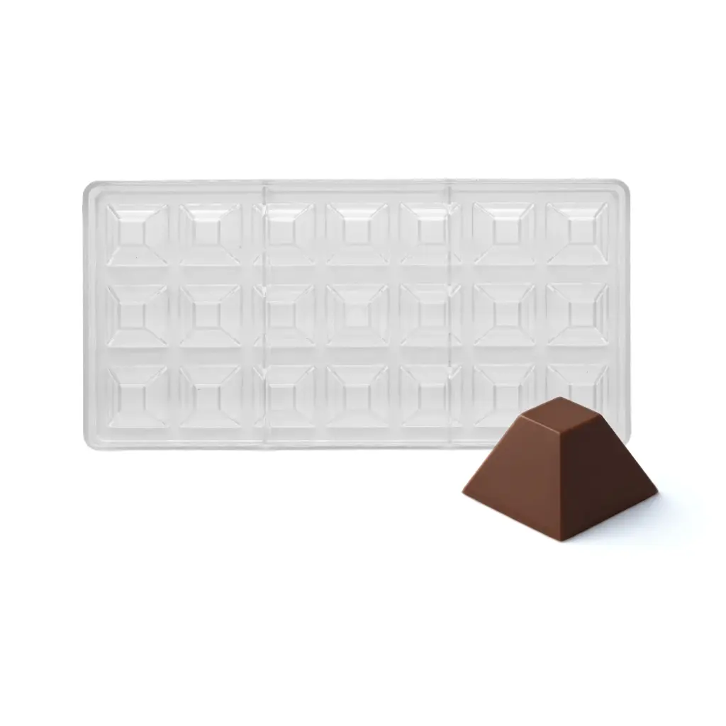 Chokoladeform Pyramide 21 stk.
