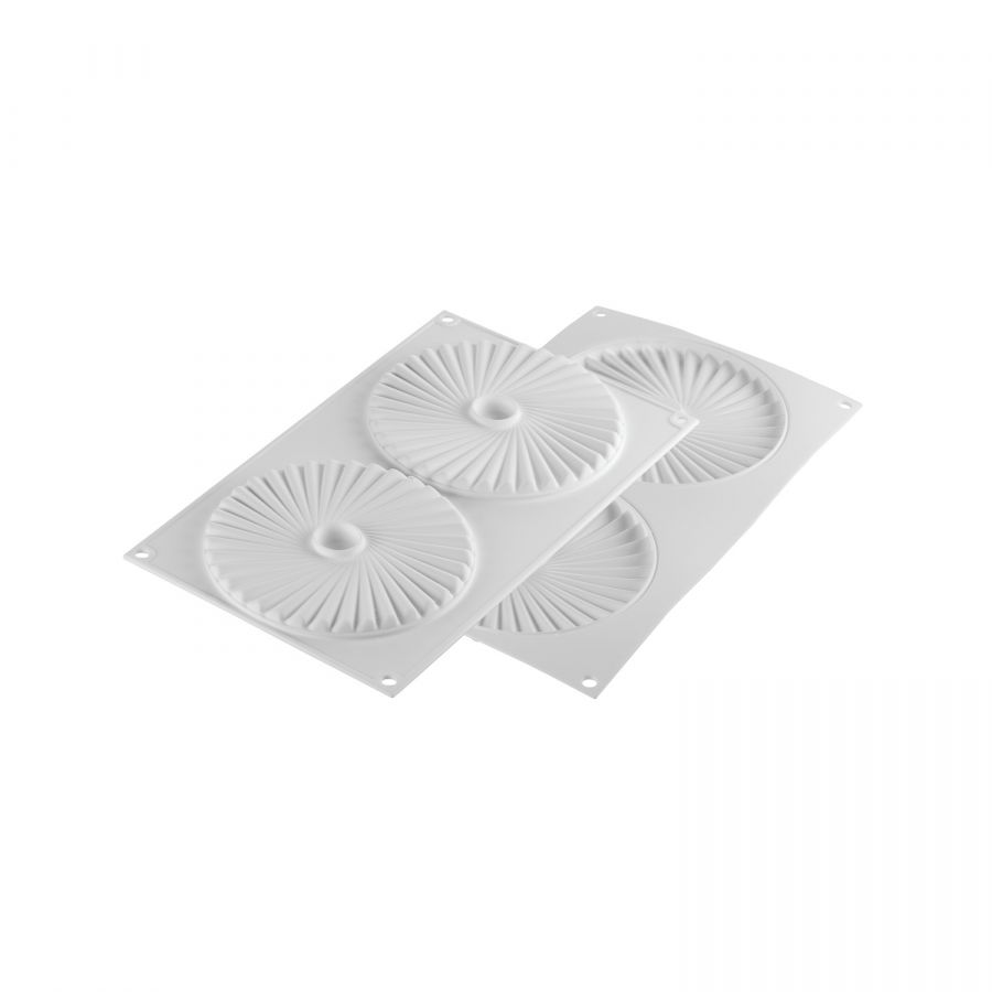 Pliss100 - Silicone Mould N.2 Pliss140 H10 mm white