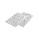 Pliss100 - Silicone Mould N.2 Pliss140 H10 mm white