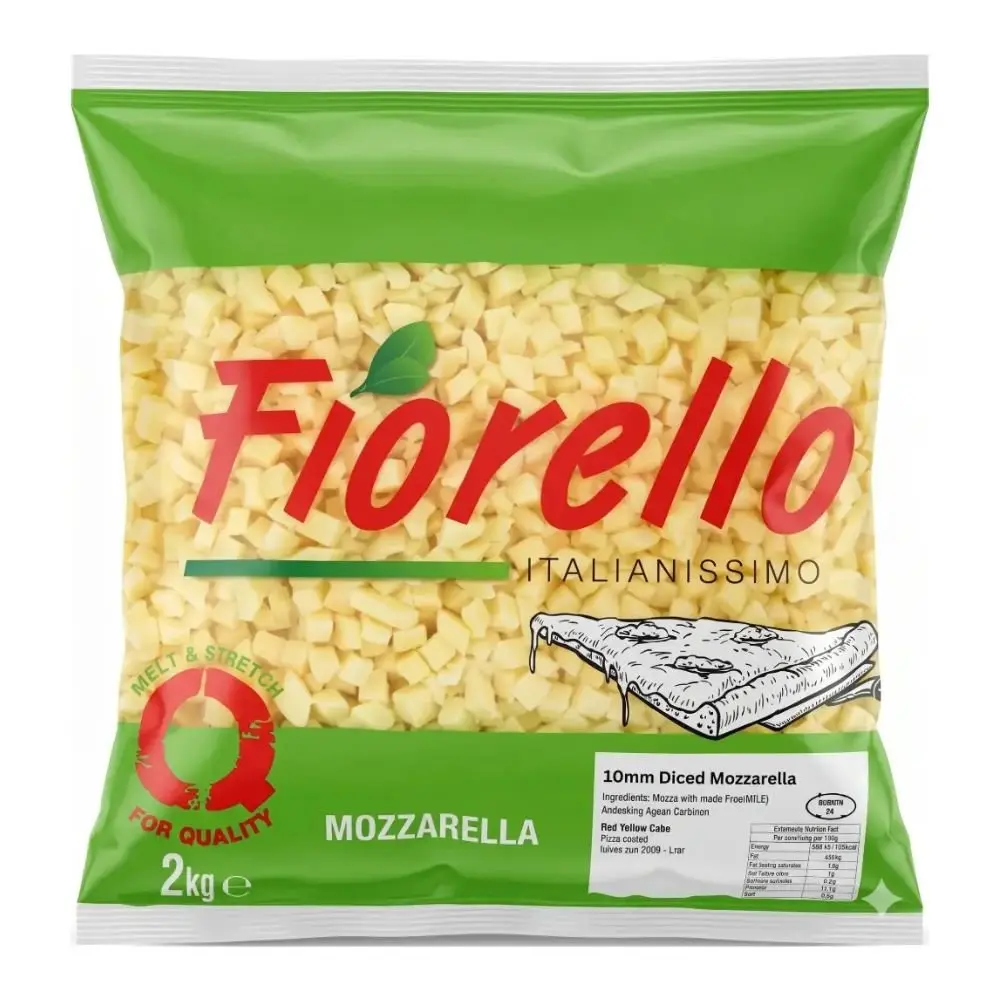 Fiorello Shredded Pure Mozzarella (AF) 6x2Kg