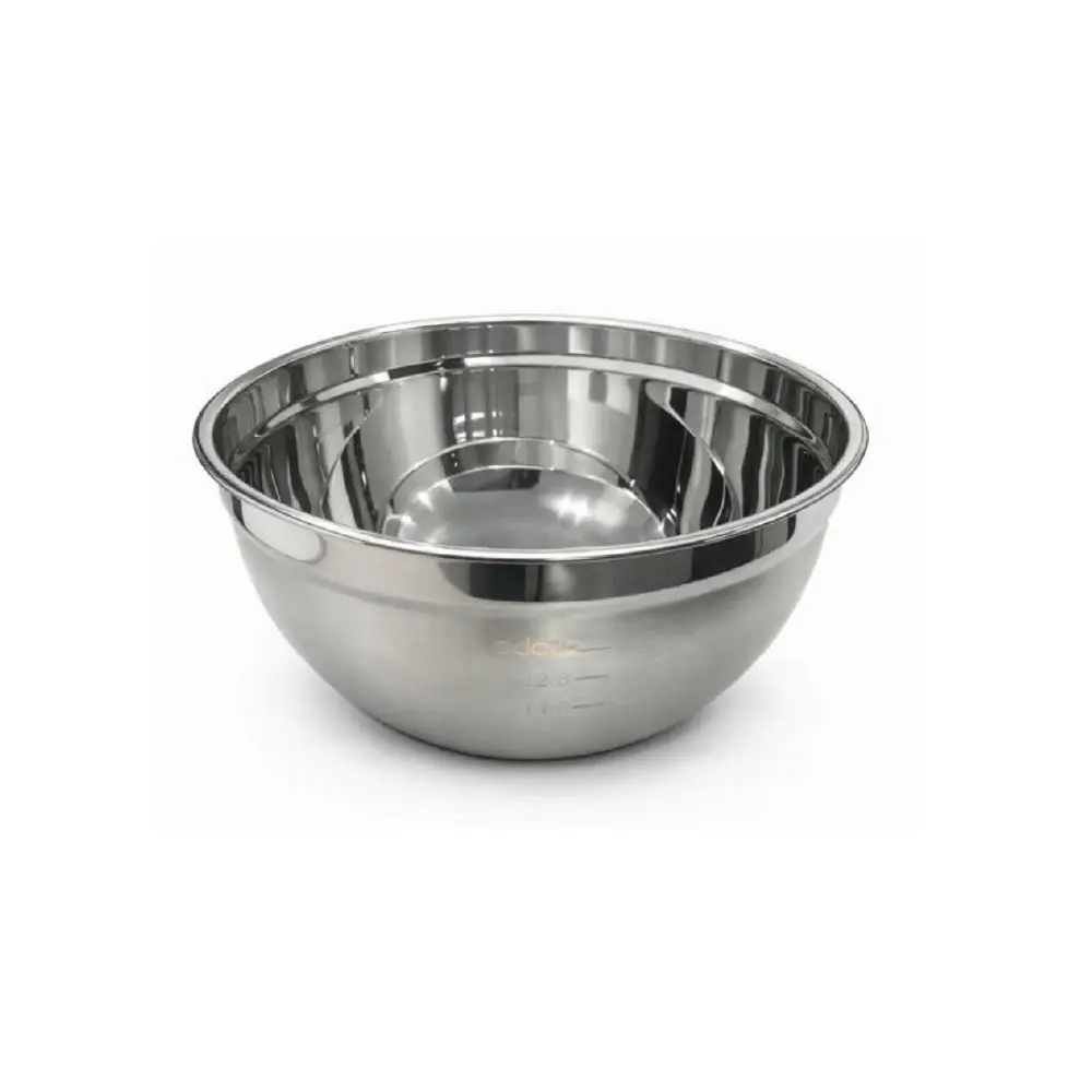 Steel Bowl 30Cm, Plain Bottom