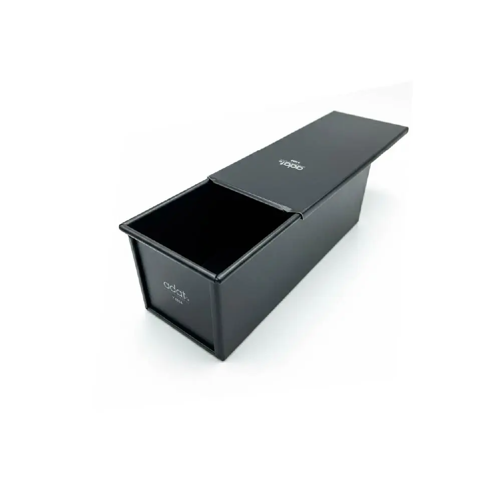 Bread Pan 270*100*100Mm, 1.0Mm Al.Alloy, Silicone Inside+ Black Painted Outside