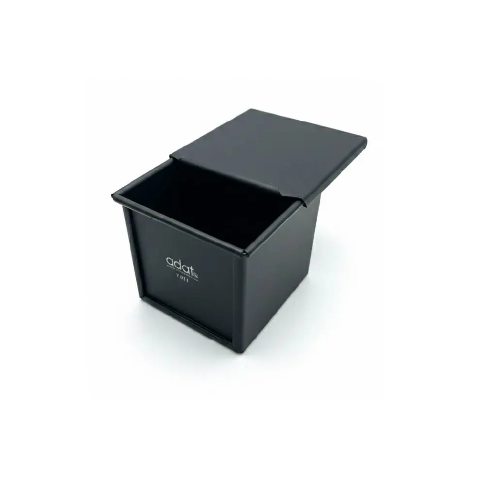 Bread Pan 100*100*100Mm - Dz669, 1.0Mm Al.Alloy, Teflon Ptfe Inside+ Black Painted Outside