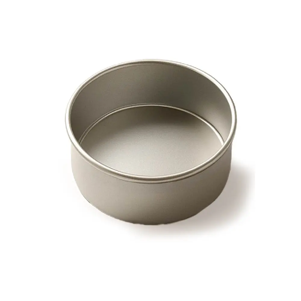 Round Cake Mold 180*80, 1.2Mm Al.Alloy, Anodized (Silver)