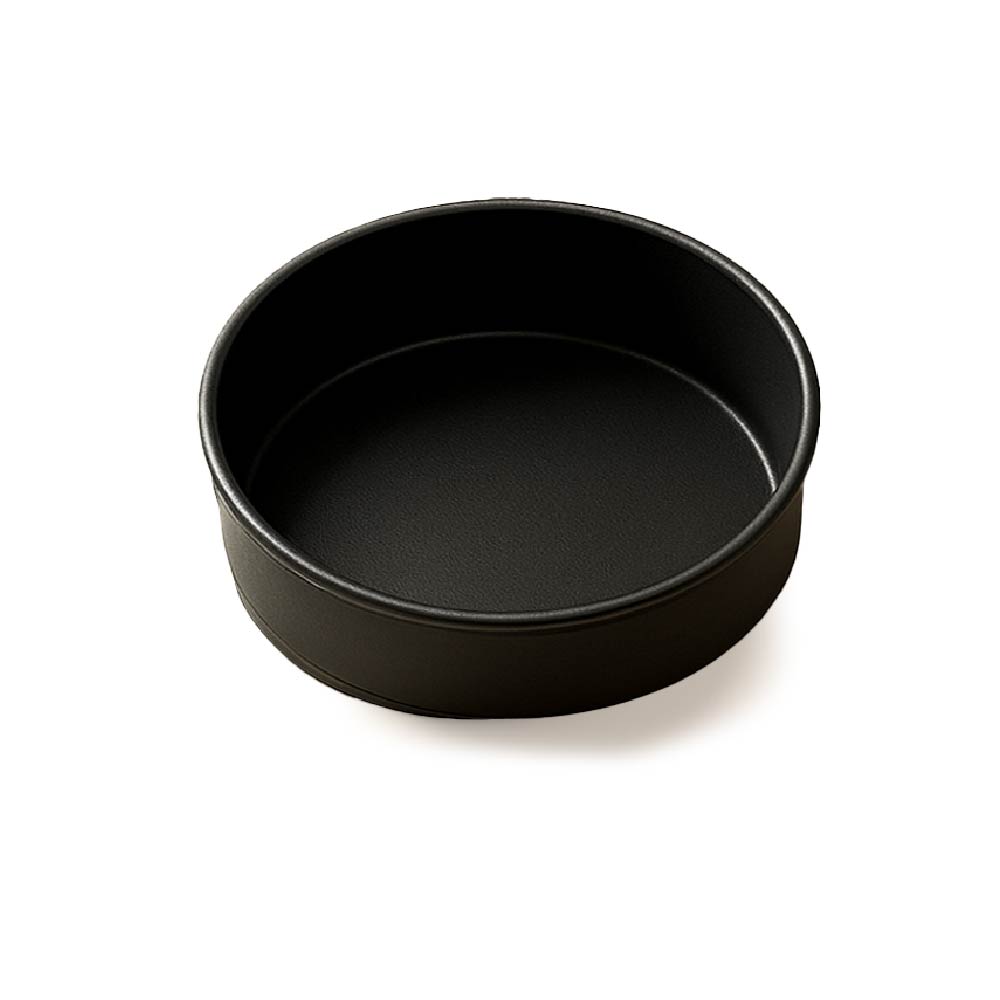 Round Cake Mold 220*80, 1.2Mm Al.Alloy, Hard Anodized (Black)