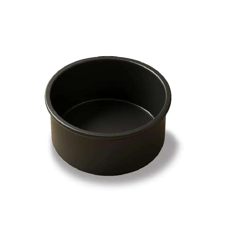 Round Cake Mold 180*100, 1.2Mm Al.Alloy, Hard Anodized (Black)