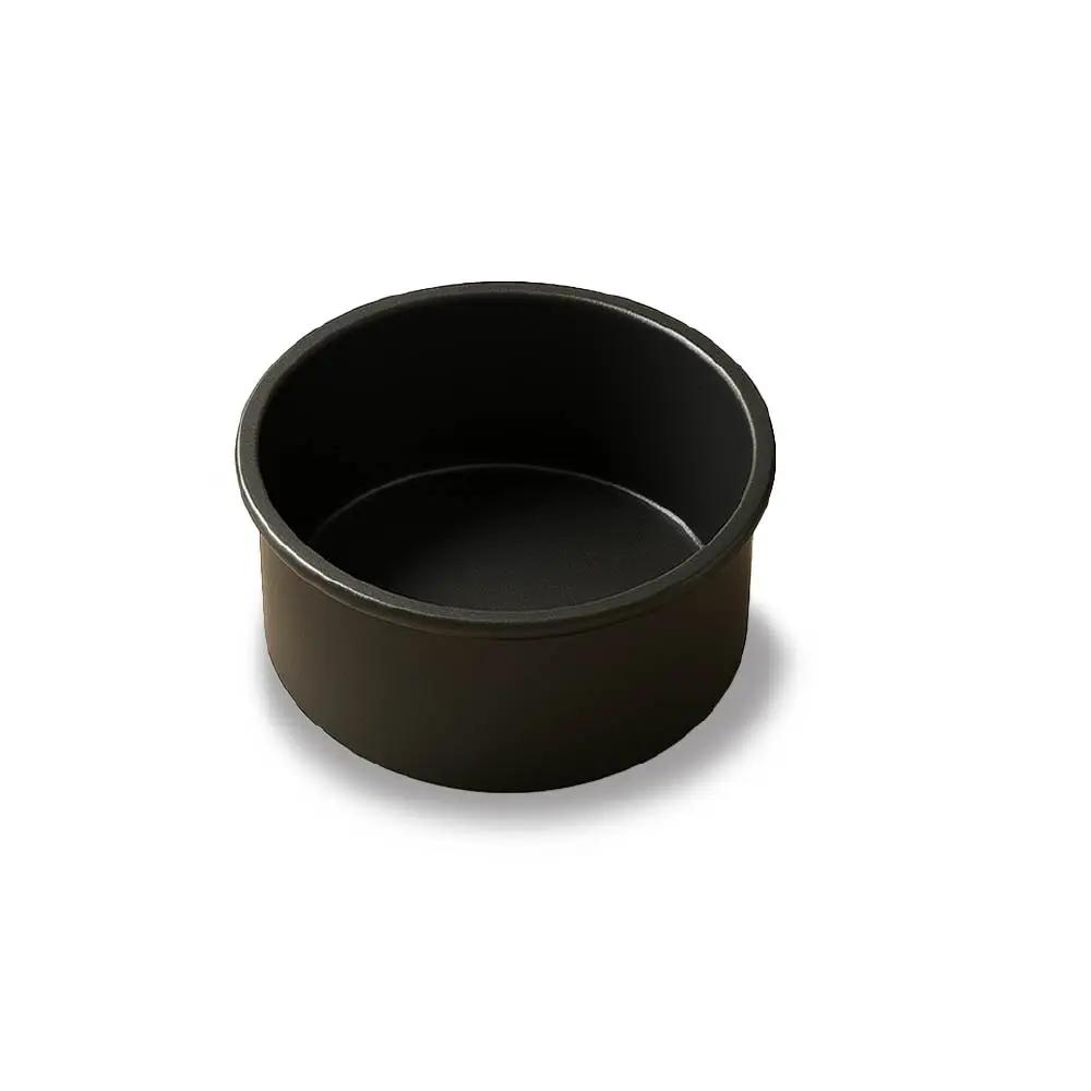 Round Cake Mold 200*100, 1.2Mm Al.Alloy, Hard Anodized (Black)