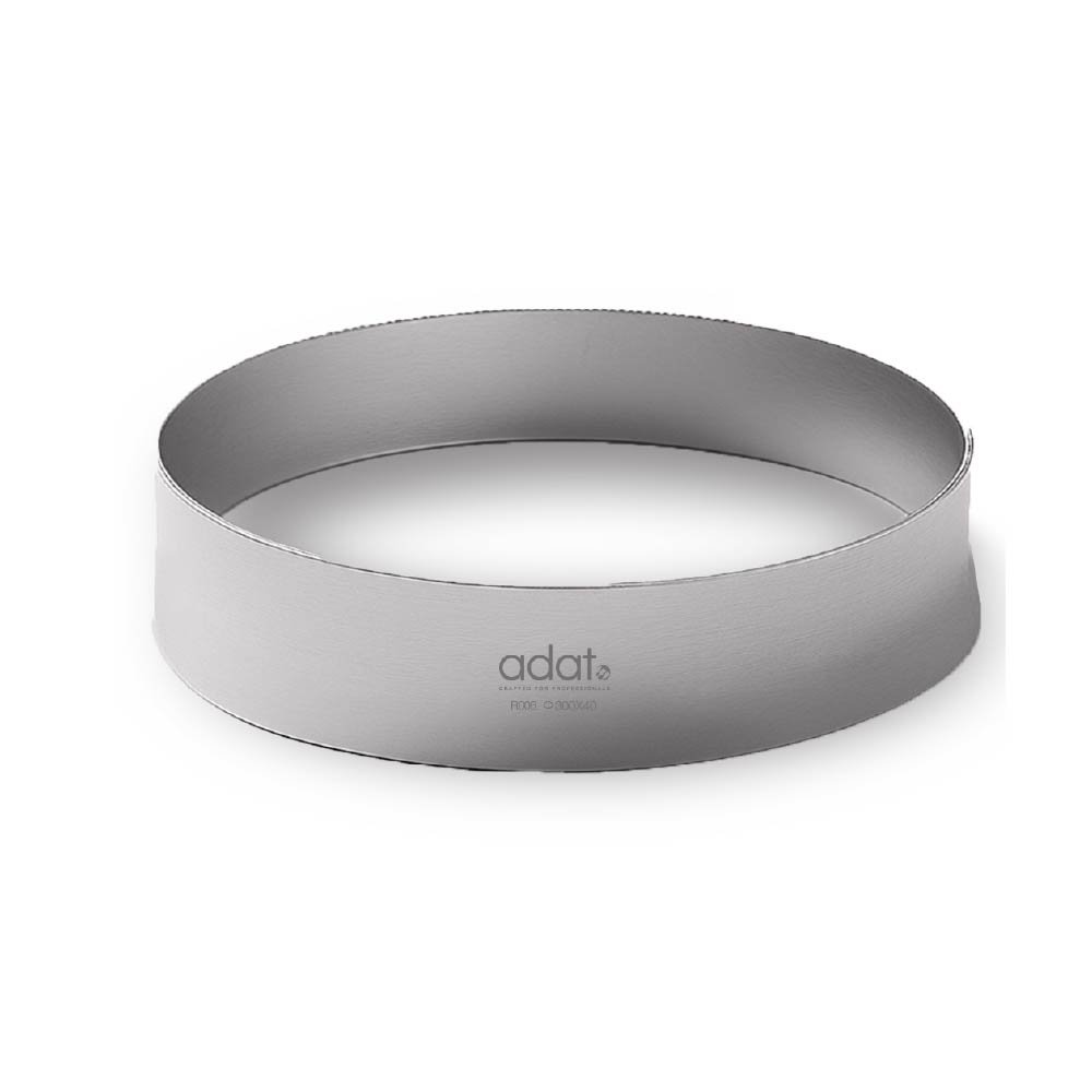 Round Cake Ring 300*40, 1.2Mm Sus304, Polished