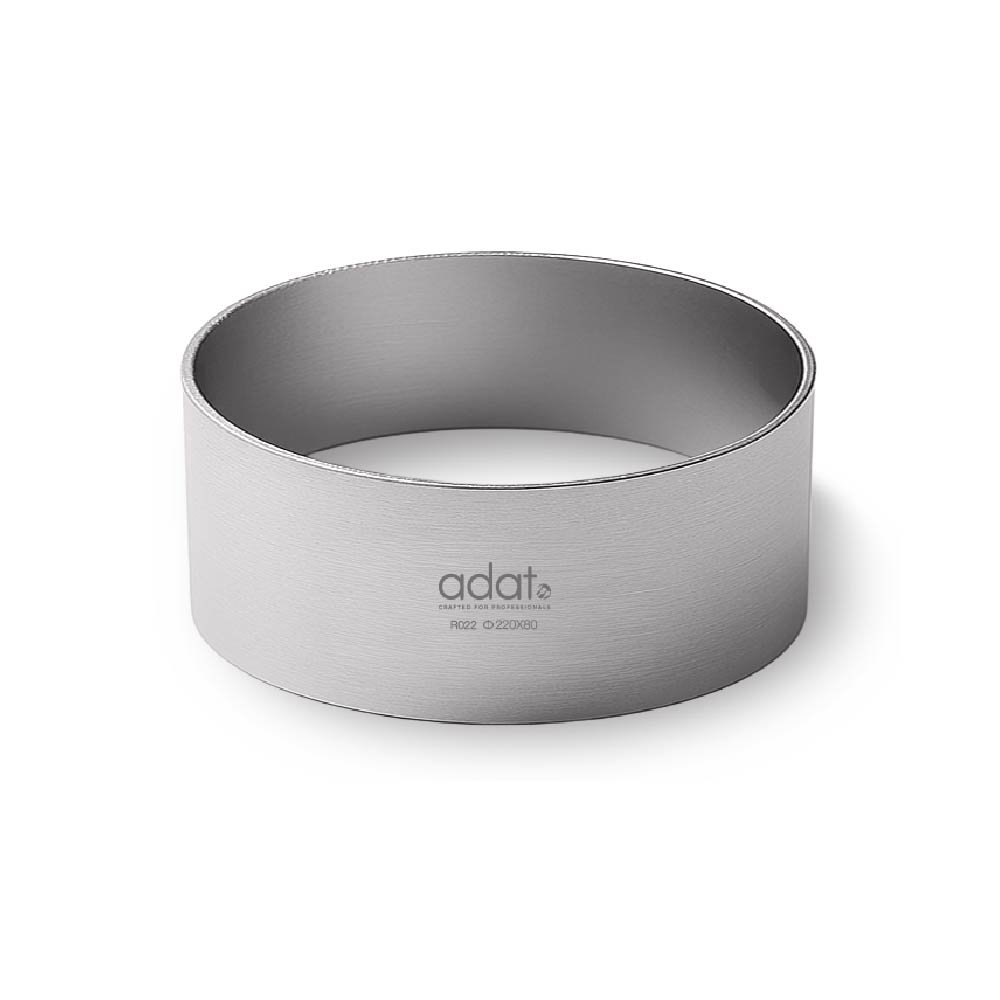 Round Cake Ring 220*80, 1.2Mm Sus304, Polished