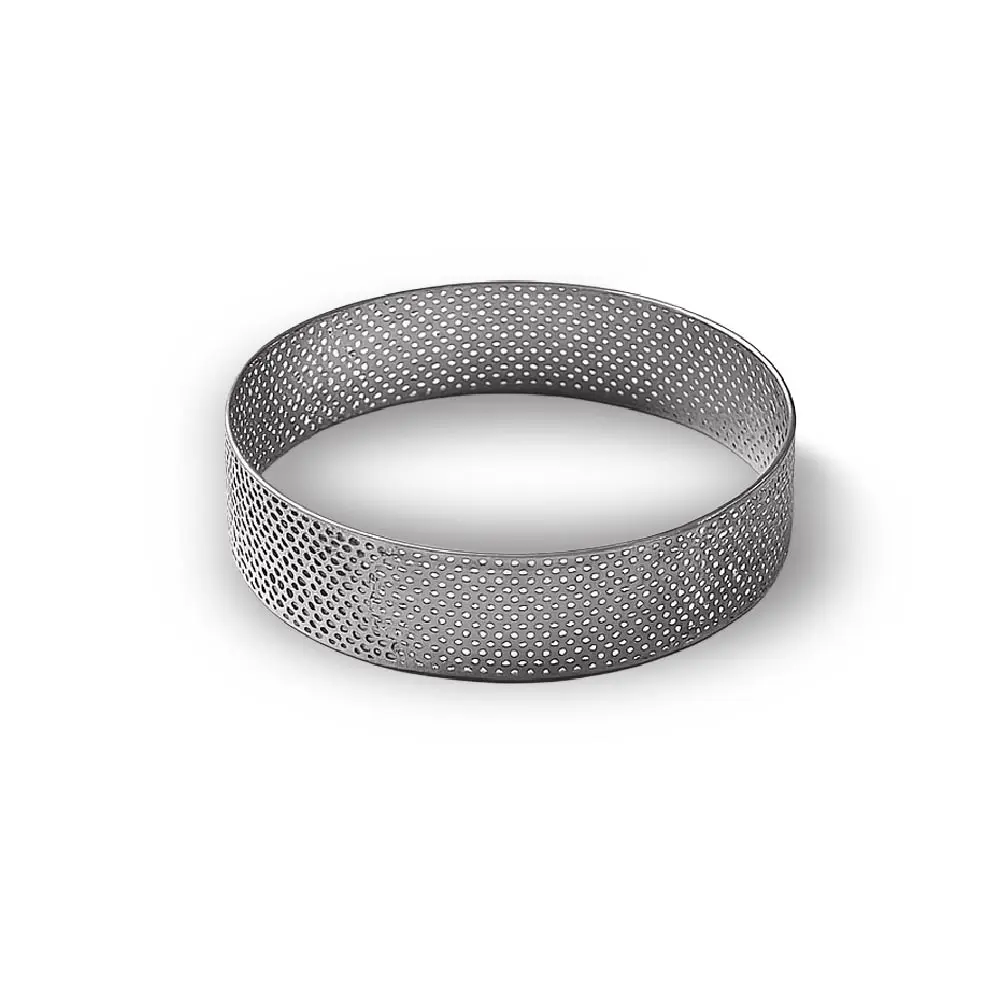 [YT 004] Perforate Round Ring-My44112 100 H20Mm, 1.0Mm S/S 304, Polished