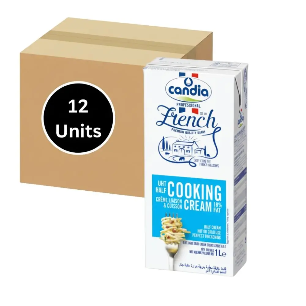 18% Fat UHT Cooking Half Cream 1Lx12 