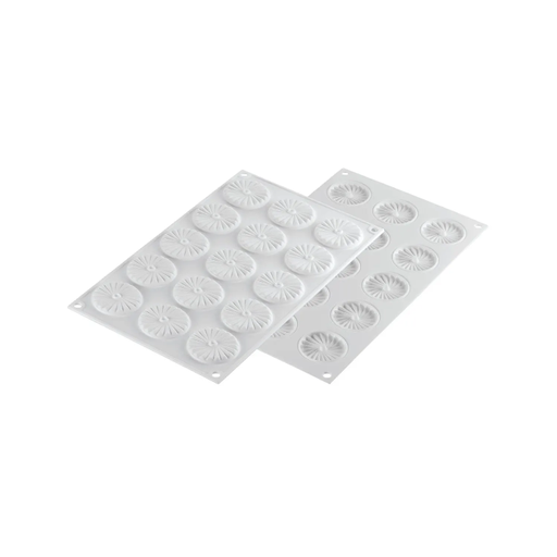[36.313.87.0065] PLISSة 7 - SILICONE MOULD N.15 PLISSE 45 H 6 MM White