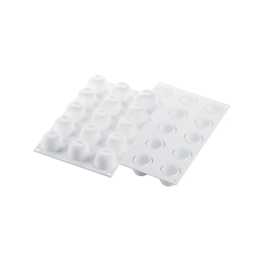 [36.278.87.0065] MELA, CILIEGIA & PESCA 30 - SILICONE MOULD N.15 MELA, CILIEGIA E PESCA White