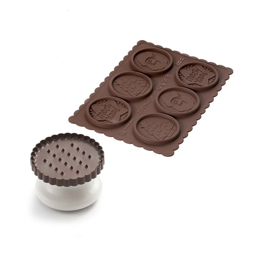 [22.162.77.0165] Ckc02 Cookie Xmas Slim - Silicone Mould