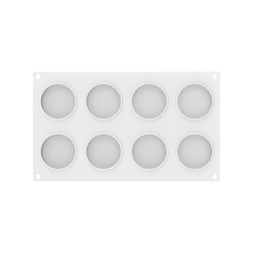[25.402.87.0165] LEVEL UP 35 - SILICONE MOULD N.8 ø64 H 11 MM + CUTTER White