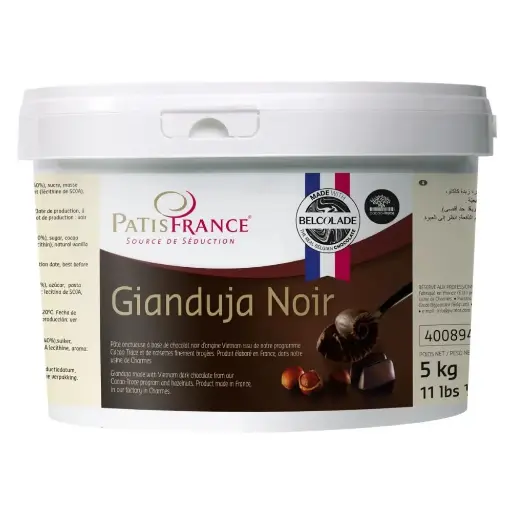 [4008944] Gianduja Noir Bucket 5 kg PF