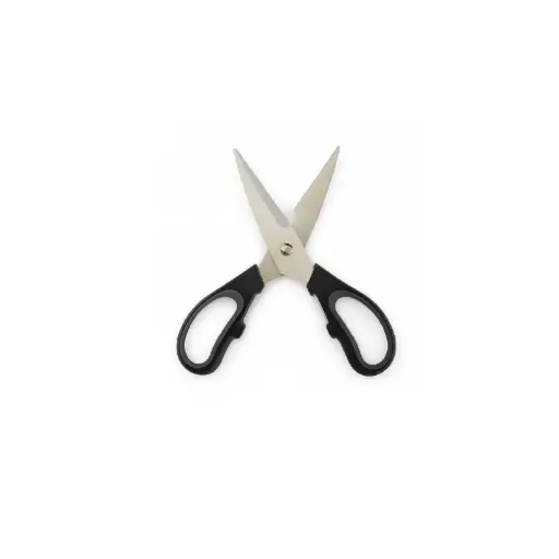 [PS-2202-195TD-BK/DGY-BP-AD] 7.75" Kitchen Shear, Softgrip & Detachable, BK/DGY