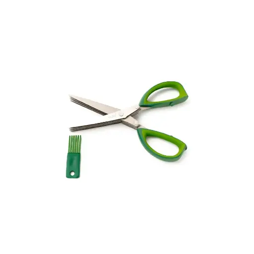 [PS-2213-200-GR/GR-BP-AD] 8" Herbs Shear, Softgrip, GR/GR