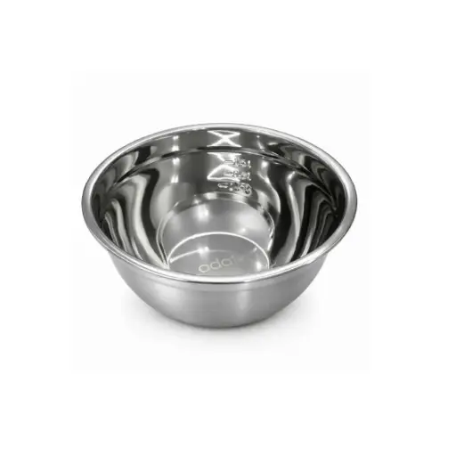 [001-20#] Steel Bowl 20Cm, Plain Bottom