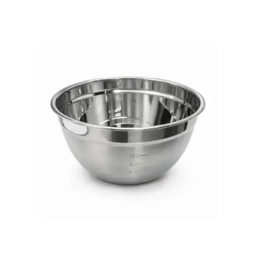 [001-24#] Steel Bowl 24Cm, Plain Bottom