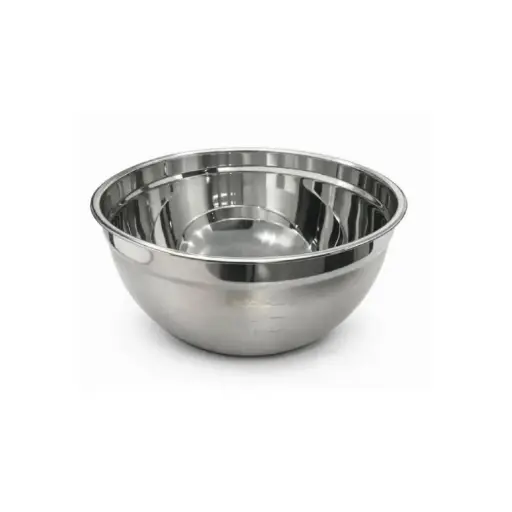 [001-30#] Steel Bowl 30Cm, Plain Bottom
