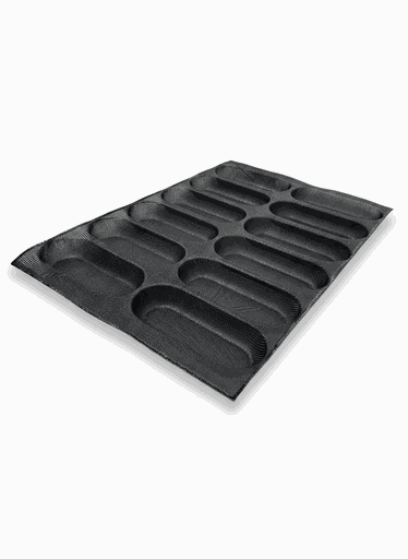 [JS-BDF-07] Glass Fiber Silicone Tray W:58.5Cm L:38.5Cm, Loaf 18X7.5 Cm