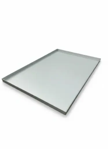 [T 002] Aluminium Sheet Pan (90 Straight Side) 600*400*20Mm, 1.5Mm Al.Alloy, Anodized