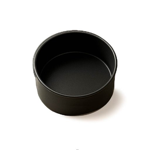 [M 004] Round Cake Mold 200*80, 1.2Mm Al.Alloy, Hard Anodized (Black)
