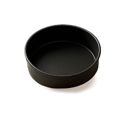 [M 006] Round Cake Mold 220*80, 1.2Mm Al.Alloy, Hard Anodized (Black)