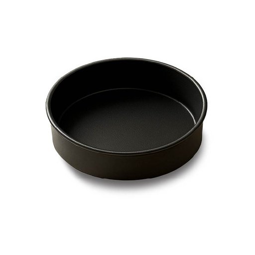 [M 008] Round Cake Mold 240*80, 1.2Mm Al.Alloy, Hard Anodized (Black)