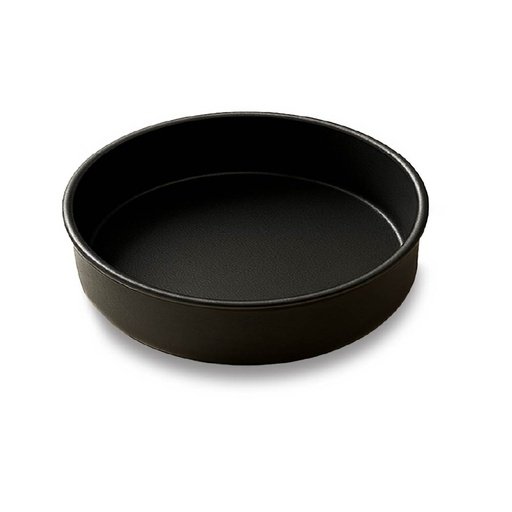 [M 010] Round Cake Mold 260*80, 1.2Mm Al.Alloy, Hard Anodized (Black)