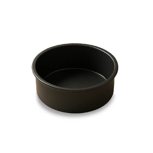 [M 022] Round Cake Mold 240*100, 1.2Mm Al.Alloy, Hard Anodized (Black)