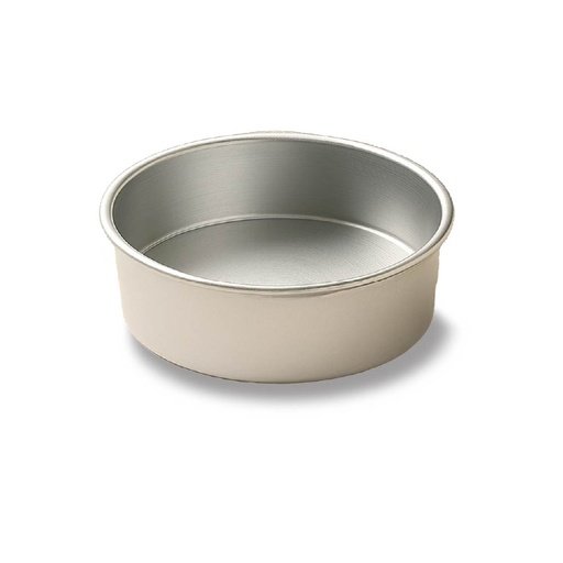 [M 023] Round Cake Mold 260*100, 1.2Mm Al.Alloy, Anodized (Silver)