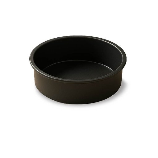 [M 024] Round Cake Mold 260*100, 1.2Mm Al.Alloy, Hard Anodized (Black)