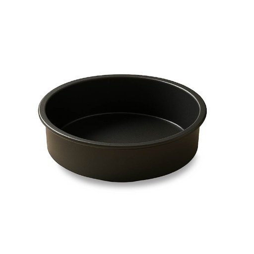 [M 026] Round Cake Mold 280*100, 1.2Mm Al.Alloy, Hard Anodized (Black)