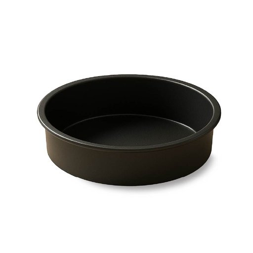 [M 028] Round Cake Mold 300*100, 1.2Mm Al.Alloy, Hard Anodized (Black)