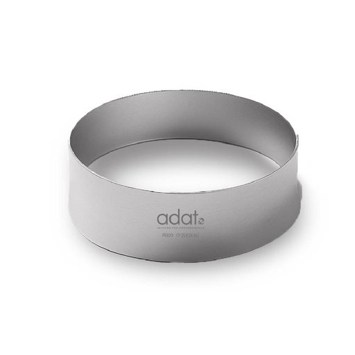 [R 003] Round Cake Ring 200*40, 1.2Mm Sus304, Polished