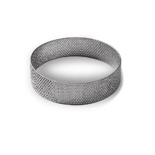 [YT 003] Perforate Round Ring-My44111 80 H20Mm, 1.0Mm S/S 304, Polished